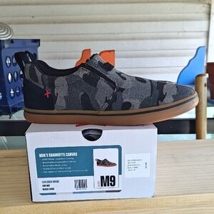 XtraTuf Sharkbyte Canvas Men's Shoes - Black Camo